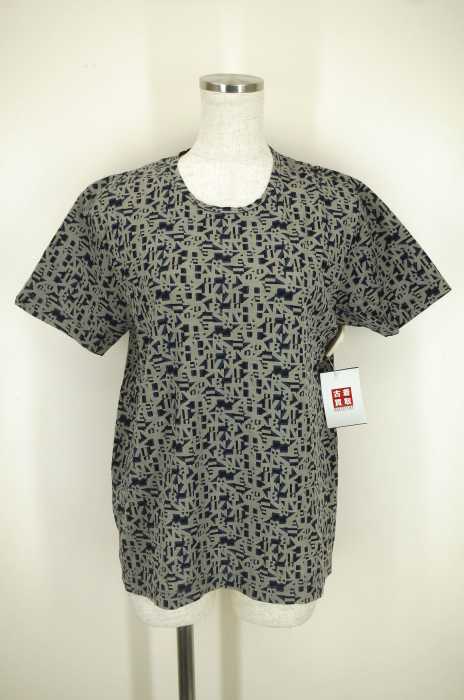 LANVIN en Bleu （ランバンオンブルー） 総柄半袖Tシャツ レディース トップス