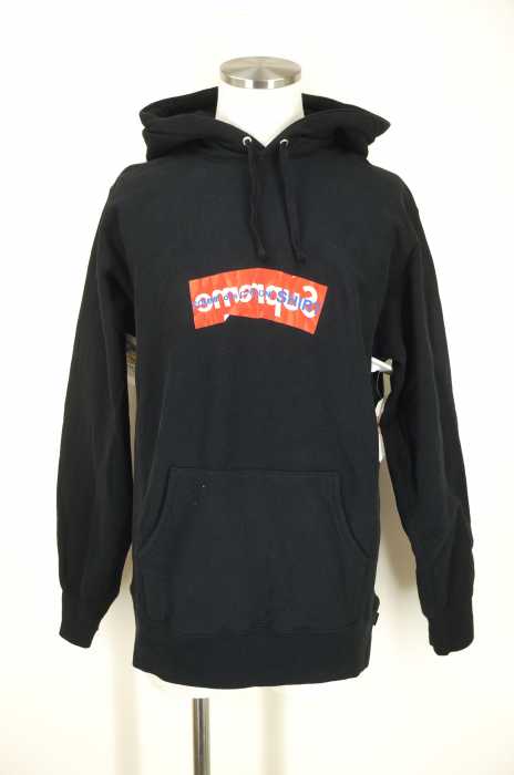 Supreme × COMME des GARCONS SHIRT (シュプリーム×コムデギャルソンシャツ) 17SS ボックスロゴプルオーバーパーカー メンズ トップス