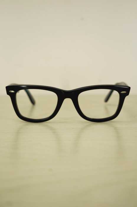 Ray-Ban (レイバン) WAYFARER ブラックフレームメガネ メンズ ファッション雑貨