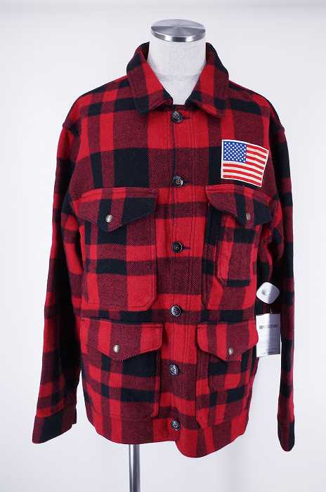 RRL RALPH LAUREN (ダブルアールエル ラルフローレン) チェック柄マッキーノウールジャケット メンズ アウター