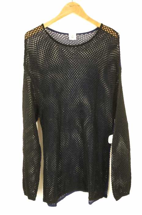 6（ROKU） BEAUTY＆YOUTH UNITED ARROWS（ロクビューティーアンドユースユナイテッドアローズ） MESH COLOR LONG SLEEVE KNIT レディース トップス