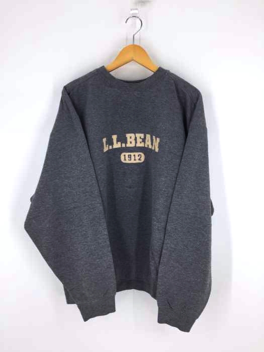 L.L.Bean（エルエルビーン） 前V ロゴ刺繍クルーネックスウェット メンズ トップス