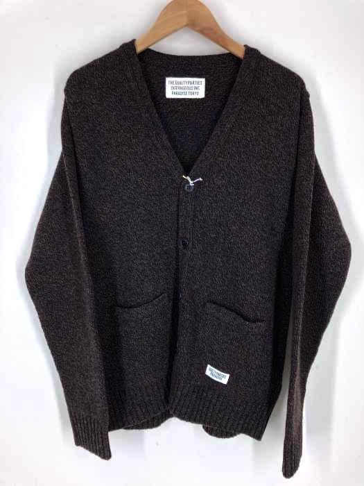 WACKO MARIA（ワコマリア） CLASSIC CARDIGAN(TYPE-5) 刺繍 ウール ニットカーディガン メンズ トップス