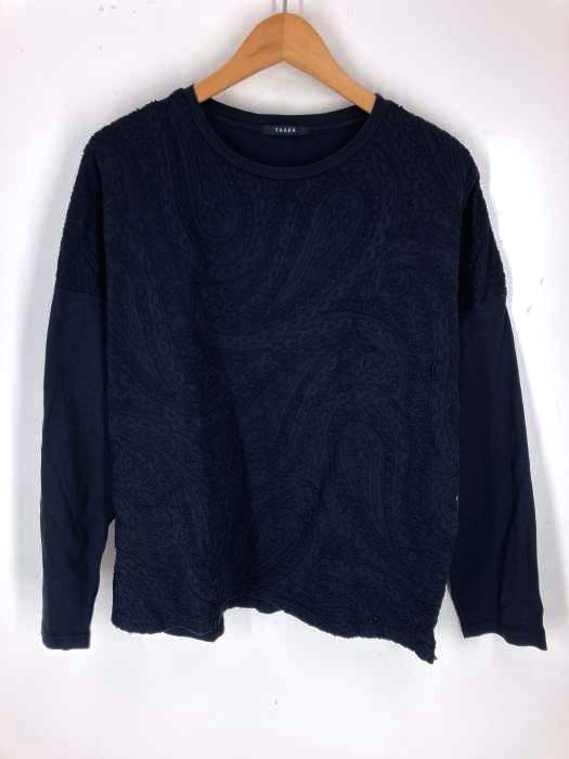 TAAKK（ターク） 長袖 刺繍柄 クルーネックシャツ メンズ トップス