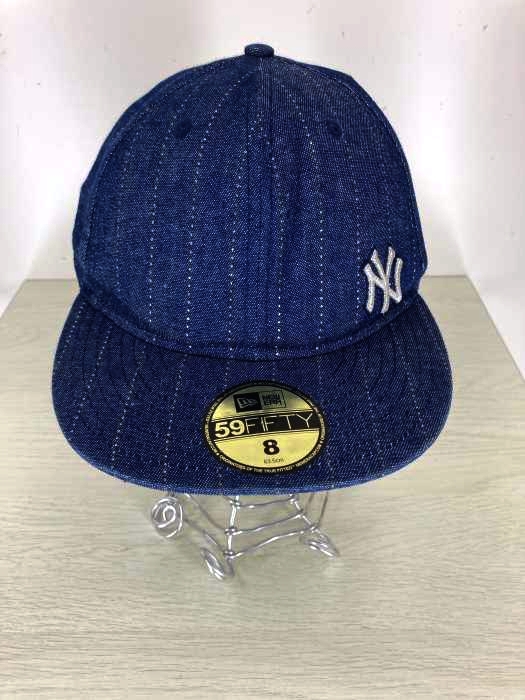 NEW ERA（ニューエラ） 刺繍 デニム ベースボールキャップ 6パネルキャップ メンズ 帽子