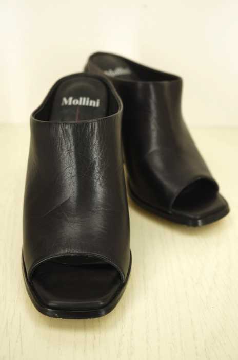 Mollini  （モリ－ニ） オープントゥ ハイ ミュール レディース シューズ