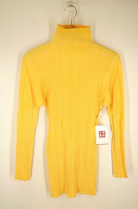 PLEATS PLEASE ISSEY MIYAKE（プリーツプリーズイッセイミヤケ） タートルネック プリーツ加工カットソー レディース トップス