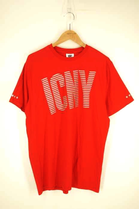 ICNY（アイスコールドニューヨーク） リフレクター ロゴプリントTシャツ メンズ トップス