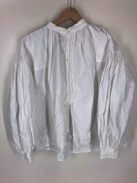 nest Robe（ネストローブ） Hemp Cotton Embroidery  プルオーバー ブラウス レディース トップス