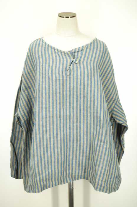 nest Robe （ネストローブ） リネンストライププルオーバー レディース トップス