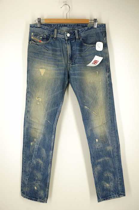 DIESEL （ディーゼル） SHIONER ダメージ加工デニムパンツ メンズ パンツ