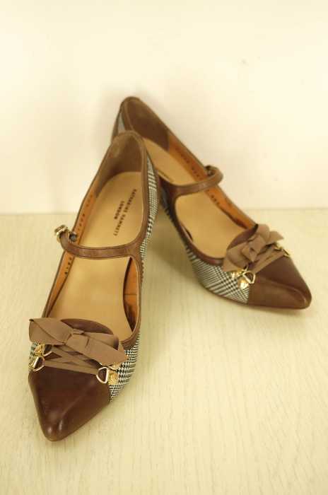 KATHARINE HAMNETT LONDON（キャサリンハムネットロンドン） ストラップヒールパンプス レディース シューズ