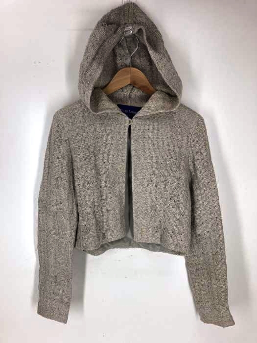 RALPH LAUREN COLLECTION(ラルフローレンコレクション) ベージュ リネン 編み パーカー レディース トップス