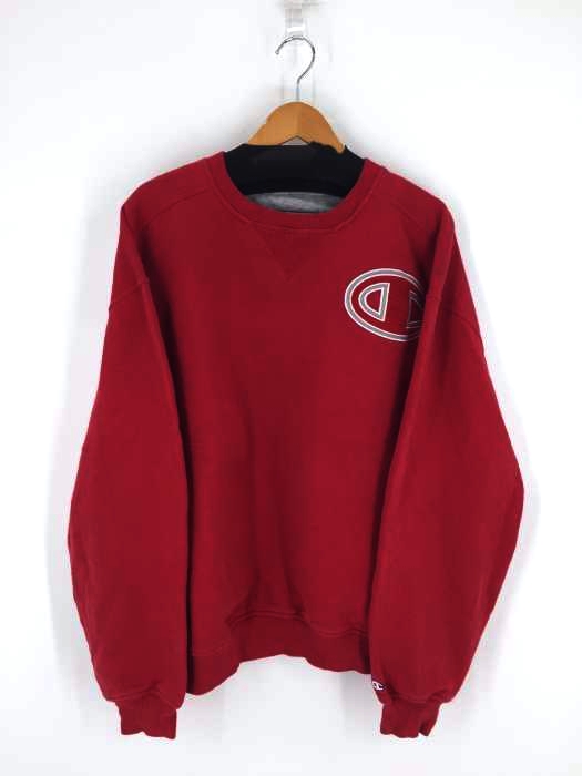 Champion(チャンピオン) ワッペンロゴクルーネックスウェット メンズ トップス