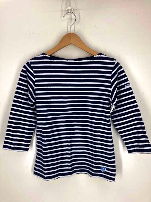 ORCIVAL（オーチバル） 7分袖 ボーダー柄 ボートネック Tシャツ レディース トップス