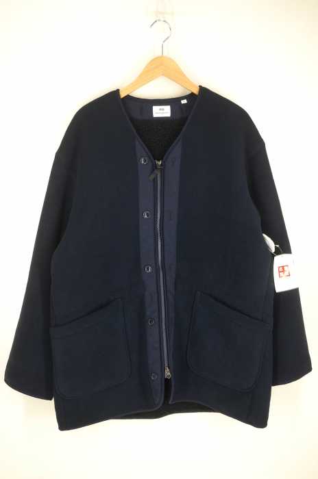 UNIQLO × Engineered Garments（ユニクロ エンジニアードガーメンツ） フリースノーカラーコート メンズ アウター