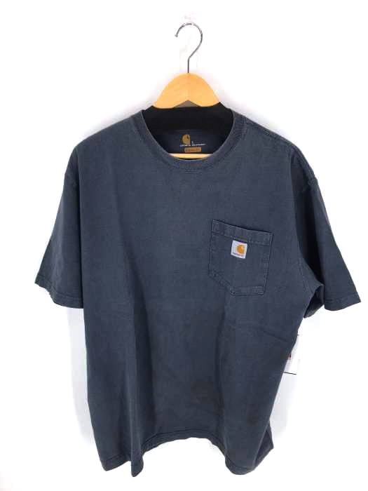Carhartt（カーハート） グレー ポケットTシャツ メンズ トップス