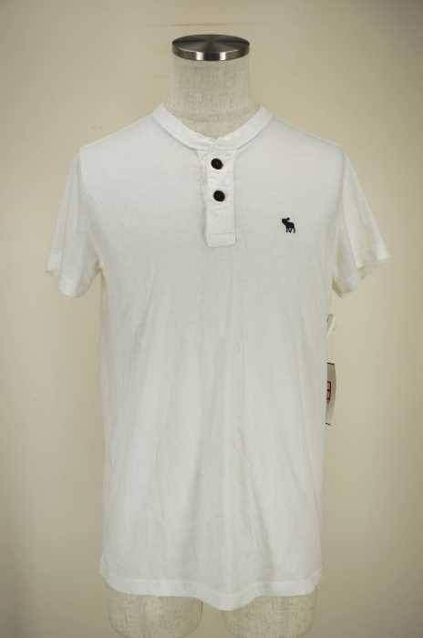 Abercrombie & Fitch (アバクロンビーアンドフィッチ) ヘンリーネック半袖Tシャツ メンズ トップス