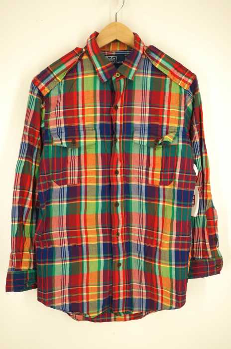 Polo by RALPH LAUREN （ポロバイラルフローレン） エポレット チェックワークシャツ メンズ トップス