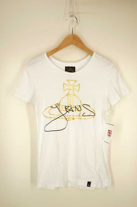 Vivienne Westwood ANGLOMANIA（ヴィヴィアンウエストウッド アングロマニア） JEANS ORB ROUND NECK T-SHIRT レディース トップス