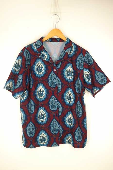 EVRIS (エヴリス) Ethnic Flower オープンカラーシャツ レディース トップス