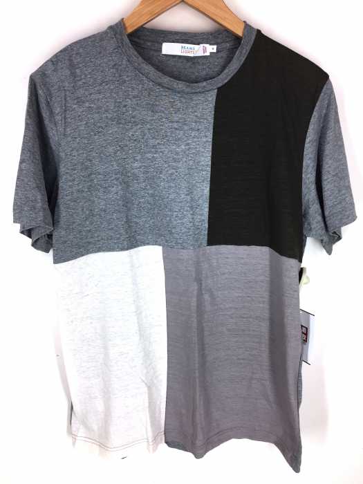 BEAMS LIGHTS（ビームスライツ） リネンコットンパネル切替えTシャツ メンズ トップス