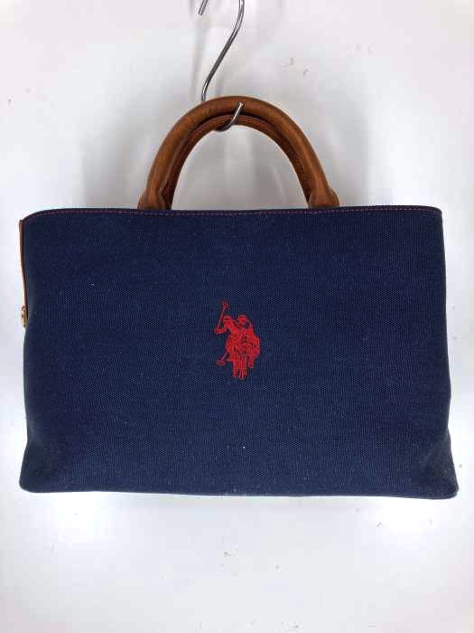 US POLO ASSN(ユーエスポロアッスン) 刺繍レザーハンドバッグ レディース バッグ