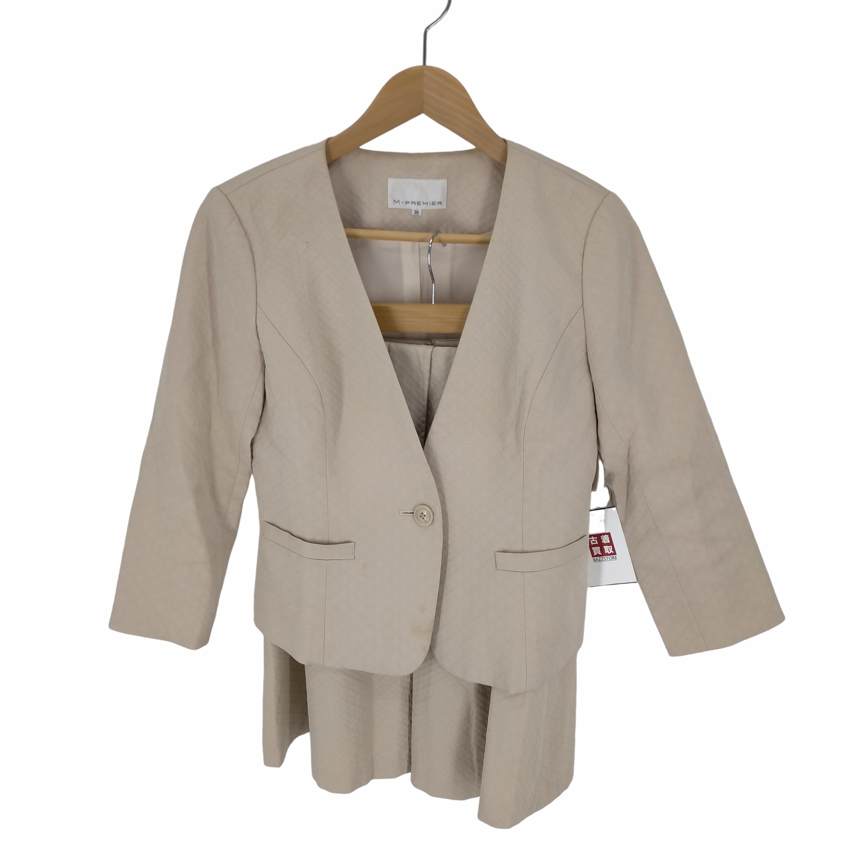 M-PREMIER(エムプルミエ)エンボス ジャガード スカート セットアップ  