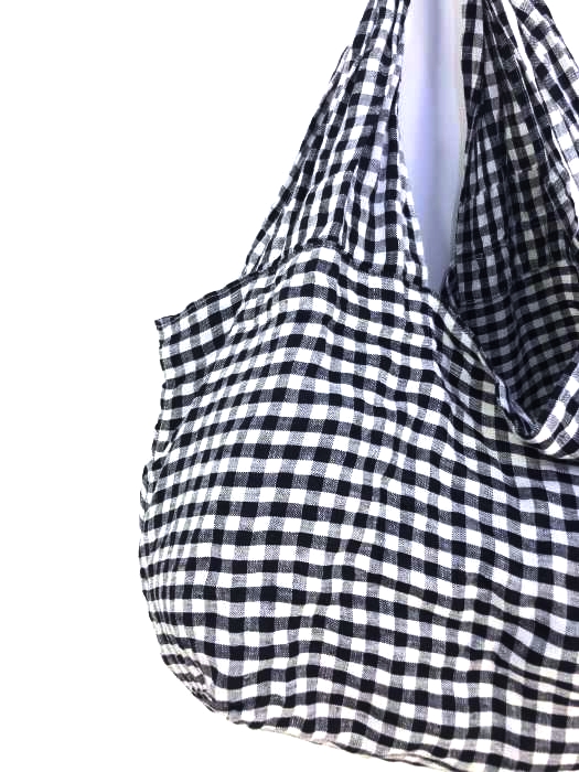 ネストローブ リネンギンガム超撥水バッグ nest Robe