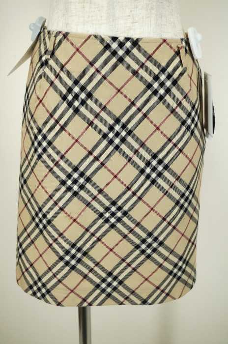 BURBERRY BLUE LABEL(バーバリーブルーレーベル) バーバリーチェックサイドジップスカート レディース スカート
