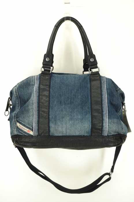 DIESEL （ディーゼル） 2way レザー使いデニムハンドバッグ メンズ バッグ