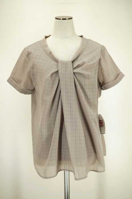 ROPE' (ロペ) チェック柄シフォントップス レディース トップス