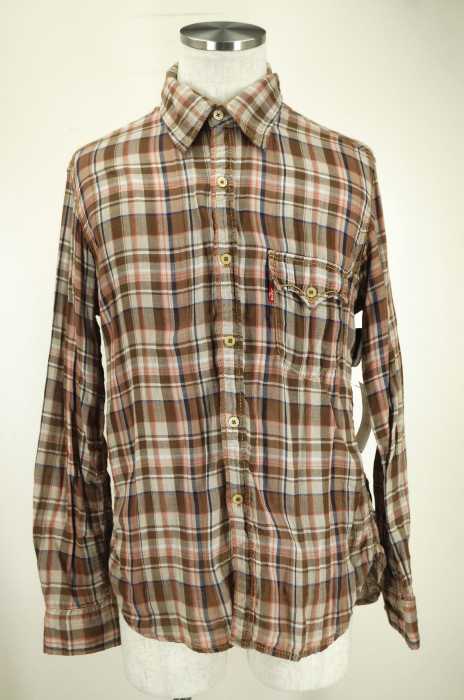 Levi's （リーバイス） チェック柄ガーゼシャツ メンズ トップス
