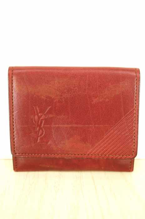 Yves Saint Laurent (イヴサンローラン) ロゴ 型押し レディース 財布・ケース