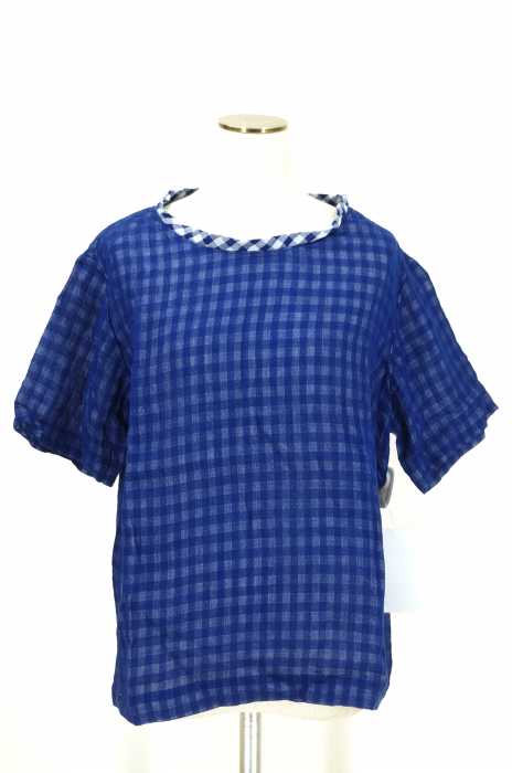 tricot COMME des GARCONS(トリココムデギャルソン) AD2015 ギンガムチェックコットンTシャツ レディース トップス