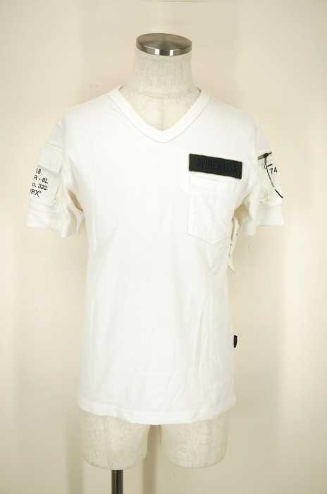 AVIREX (アヴィレックス) FATIGUE VネックTシャツ メンズ トップス