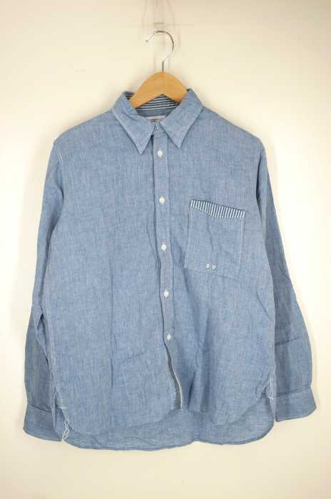 CANTON OVERALLS （キャントンオーバーオールズ） リネン混　エルボーパッチ メンズ トップス