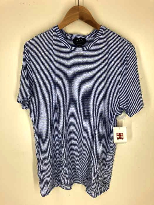 A.P.C.（アーペーセー） ボーダー柄 クルーネックTシャツ メンズ トップス