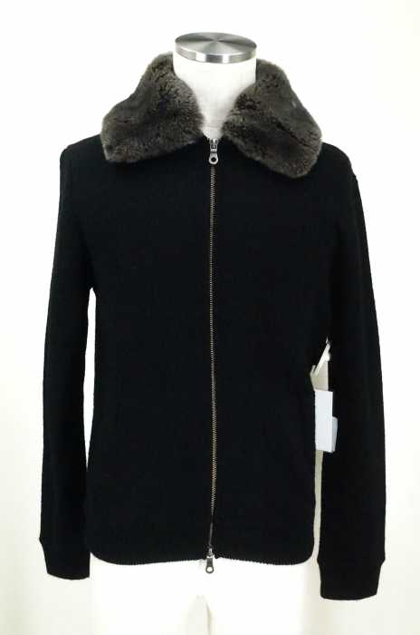 COMME CA MEN（コムサメン） アルパカ混ニットブルゾン メンズ トップス