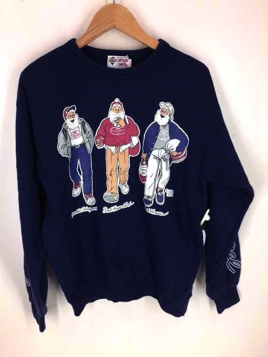CAPTAIN SANTA（キャプテンサンタ） プリント プルオーバースウェット メンズ トップス