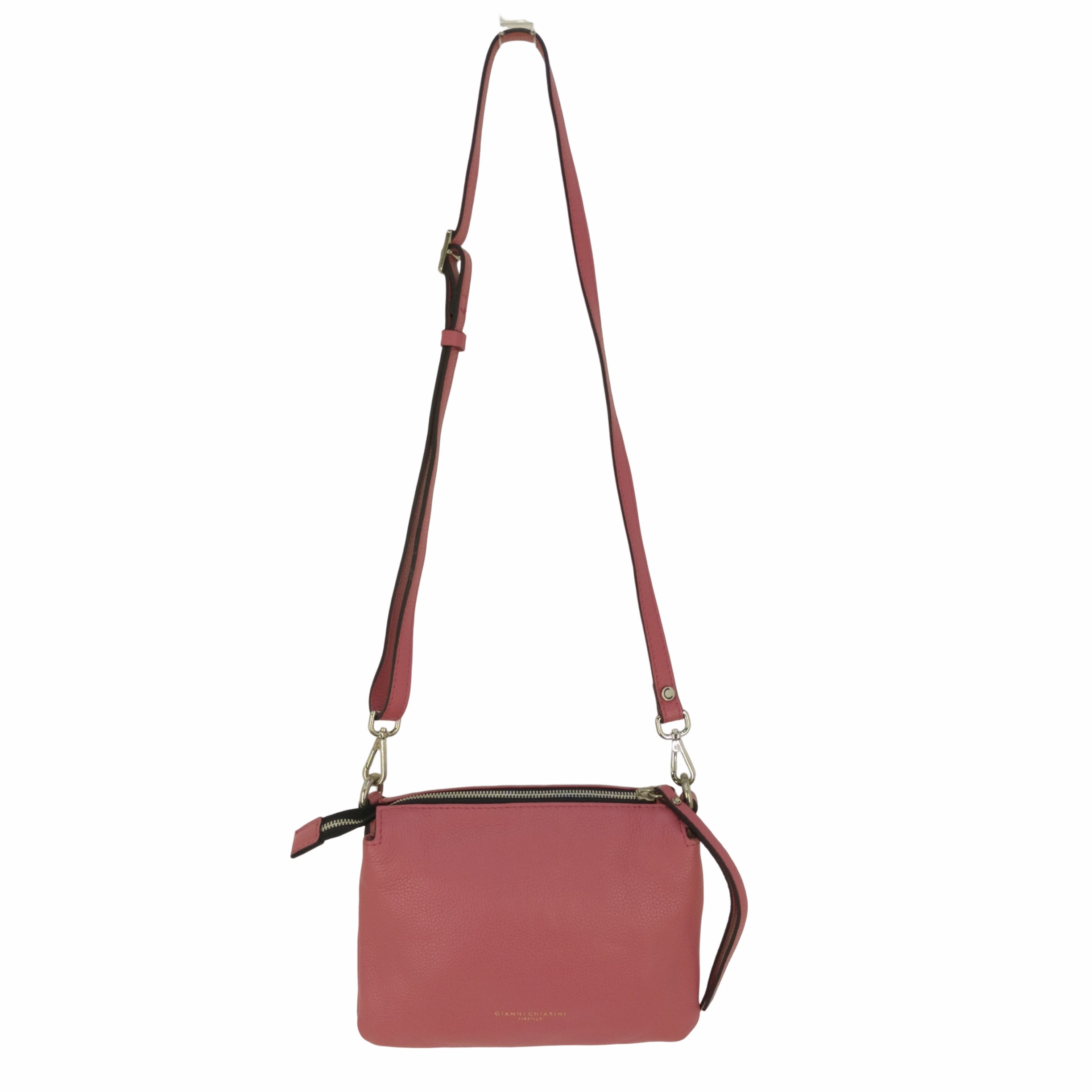 GIANNI CHIARINI(ジャンニキャリーニ)レザー ショルダーバッグ 【中古 