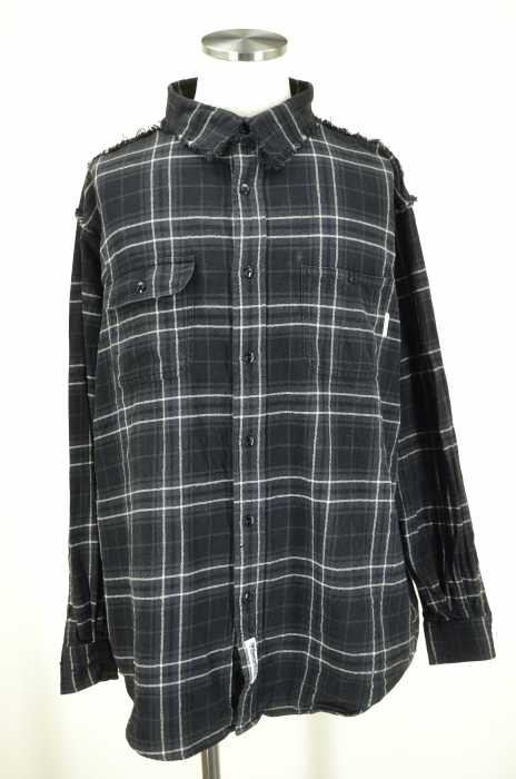 NEIGHBORHOOD（ネイバーフッド） 切りっぱなし加工チェック柄シャツ メンズ トップス