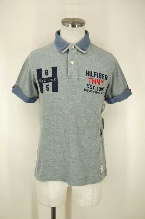 TOMMY HILFIGER (トミーヒルフィガー) ロゴプリントポロシャツ メンズ トップス
