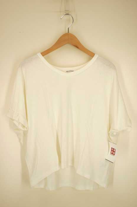 a piece of Library（ア ピース オブ ライブラリー） ツイストリネンラックスTシャツ レディース トップス