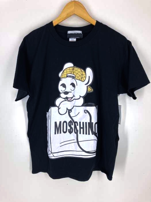 MOSCHINO（モスキーノ） クルーネック プリント 半袖 Tシャツ レディース トップス