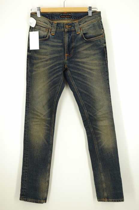 Nudie Jeans （ヌーディージーンズ） TAPE TED 加工デニムパンツ メンズ パンツ
