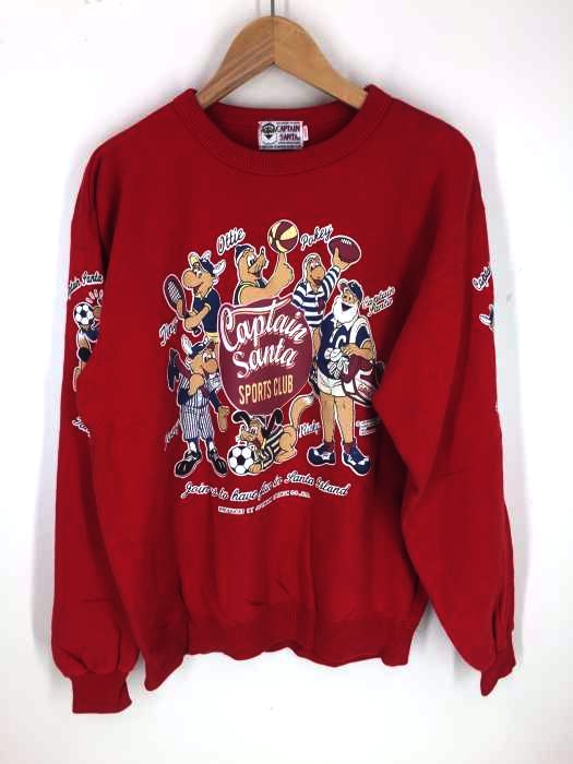CAPTAIN SANTA（キャプテンサンタ） プリント プルオーバースウェット メンズ トップス