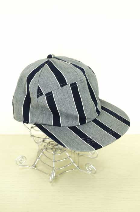 BEAMS BOY （ビームスボーイ） ストライプ柄ジェットキャップ キャンプキャップ レディース 帽子