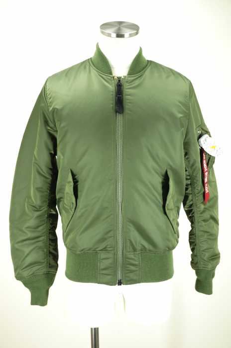 ALPHA INDUSTRIES （アルファインダストリーズ） MA-1型リバーシブル中綿ジップブルゾン メンズ アウター