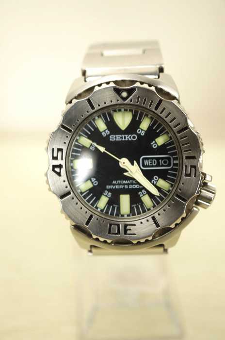 SEIKO （セイコー） ブラックモンスター　ダイバーズ メンズ 腕時計